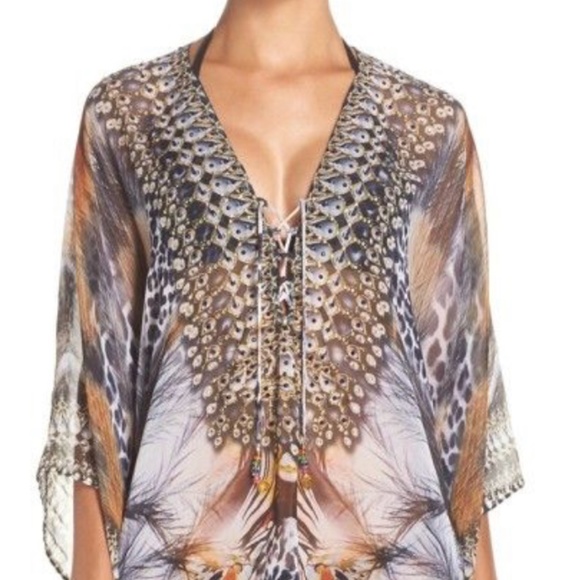 Asa Kaftans ‘Capri’ Short Kaftan. NWOT - Picture 2 of 16